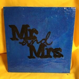 Blue and Black Kitchen Trivet